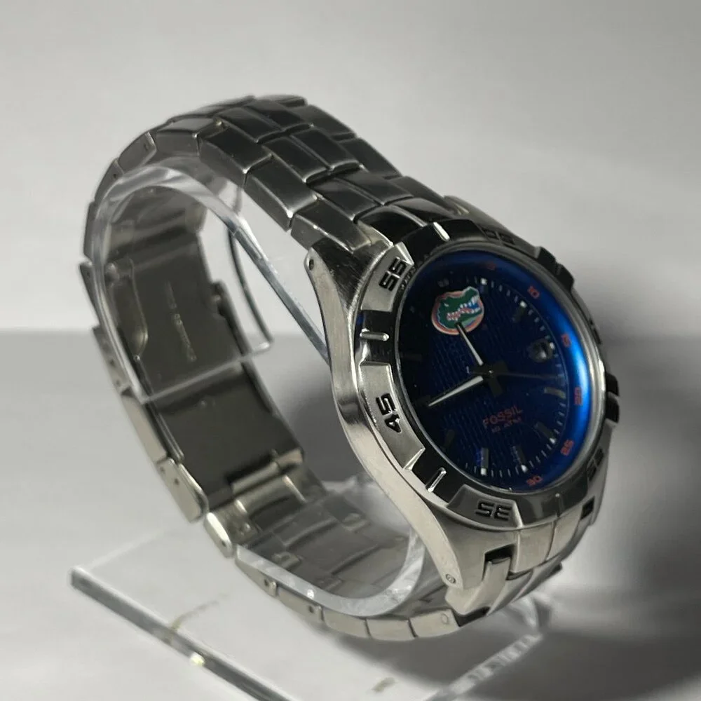 Florida Gators NCAA Stainless-Steel Watch by Fossil NEW (RARE)